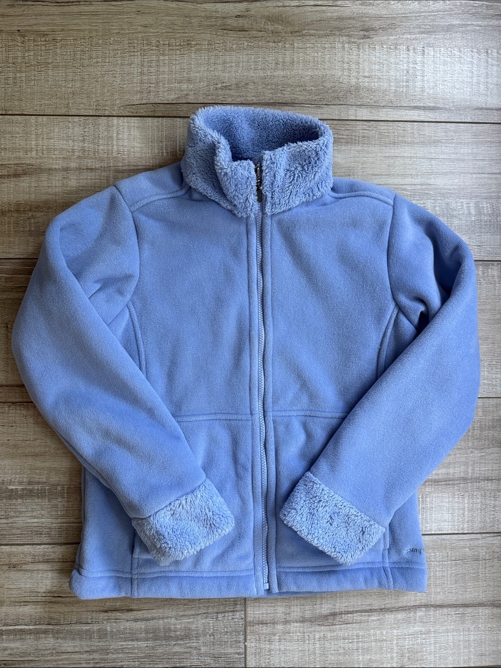 Patagonia Synchilla Windzone Full Zip Fleece Jacket Periwinkle Blue Women's M